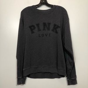 Victoria Secret Pink Sweatshirt Gray Crewneck M